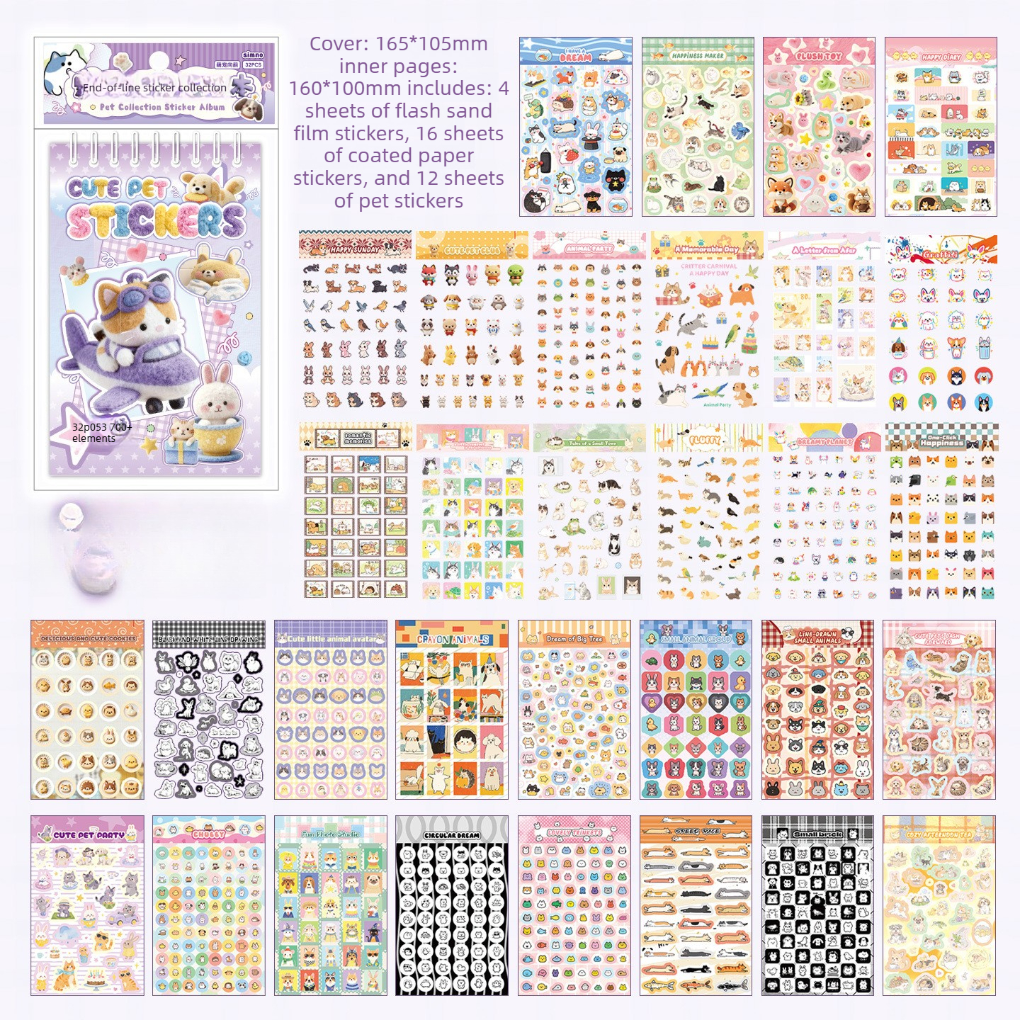 Un adorabile animale domestico in movimento (viola)