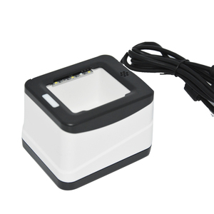 Escáner de código de barras con cable de código QR USB/RS232 de escritorio, Caja de pago, escaneo CMOS 2d, código móvil para supermercado, HS-2001D