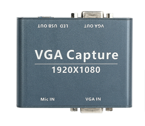 Venta caliente VGA a USB Capture Converter USB 3,0 HD Dispositivo de captura de audio y video Driver Free Support Plug and Play Game Live Streaming Box suficiente stock - Product Image 1