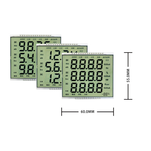 Günstiger Preis Benutzer definiertes Segment LCD-Display Segment zeigt Bildschirm HTN Positiv 5V kein Controller keine Hintergrund beleuchtung 7-Segment-LCD-Anzeige - Product Image 6