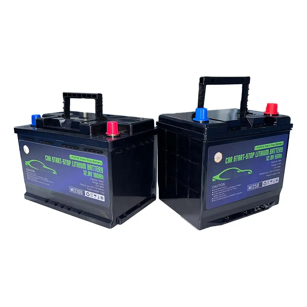 Hochwertige Autobatterien Auto-Lithium-Ionen-Batterie Sprungstarter leistungsstarke 12 V 45 Ah-165 Ah Start-Stop-Autobatterien für Auto-System