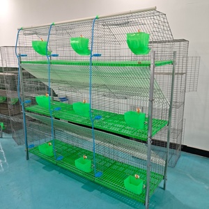 Mới nóng bán tùy chỉnh nhựa & mạ kẽm hàn dây lưới h-loại thỏ lồng - Product Image 2