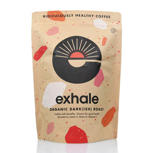 Food Safe Digital Printing Stand up Bag with Zipper Resealable Kraft Paper <strong>Pouch</strong> Biodegradable Packaging Coffee Bean Bags - Product Image 4