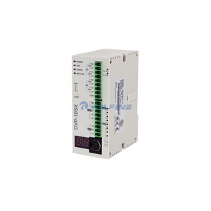 Módulo de entrada/saída original novo DVP10SX11R 24V DC com E/S analógica de 2 canais embutida