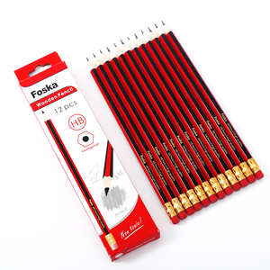 Foska Wood Cased &amp; Pretty Looking Good <strong>Writing</strong> Feel Hexagonal <strong>Style</strong> Graphite HB Pencils with Eraser for <strong>Writing</strong> or Making Marks - Product Image 1