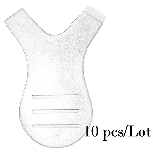 10 piezas transparentes
