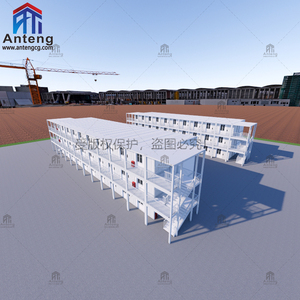 LCL ev genişletilebilir konteyner ev 20ft 40ft konut ticari ev için prefabrik modüler çelik yapı - Product Image 5
