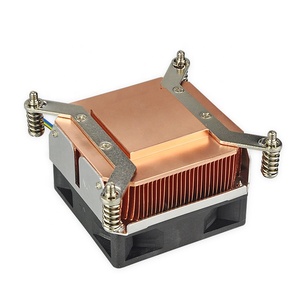 LGA2011 square 2066 Pure Copper <strong>1U</strong> and up Server Cpu Radiator Copper Industrial Computer Cpu <strong>Heatsink</strong> - Product Image 4