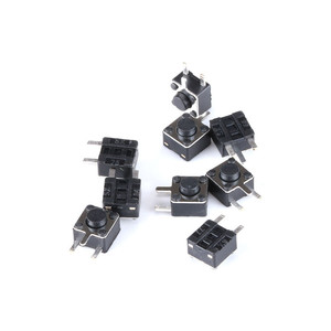 50 pezzi 4.5x4.5MM Mini tattile interruttore a pulsante Micro momentaneo interruttore tattile DIP lato 3pin 4.5x4.5x3.8MM PCB interruttore giocattolo - Product Image 1
