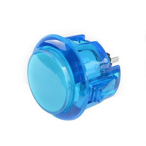 Pulsanti rotondi illuminati trasparenti 5V/12V pulsante led 30mm/24mm per macchina da gioco arcade - Product Image 1