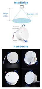 TUYA WIFI insan statik sensör kendini savunma OEM kişisel güvenlik Alarm ışığı algı uzaktan Alarm - Product Image 4