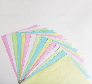 Papel de computadora de alta calidad Formas continuas Impresión de 3 capas Rosa Amarillo Verde - Product Image 3