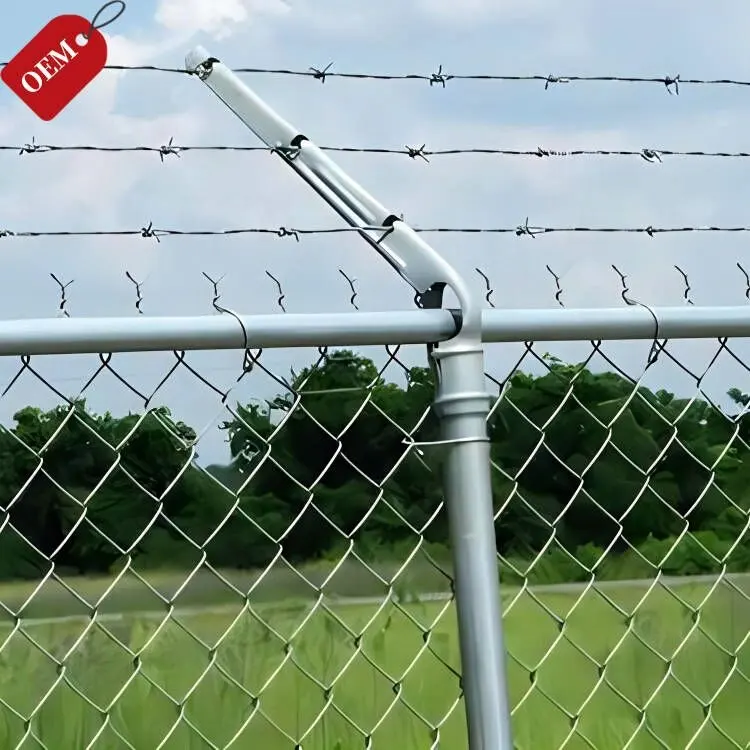 3.2mm 50mm 1.5m high how much per roll cyclone wire mesh fence galvanized chain link fence rolls