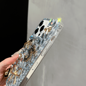 تصميم فاخر مصنوع يدويًا من الألماس لهاتف iPhone ، Pro Max ، جودة عالية ، حرفة خاصة متألقة للنساء بالكهرباء - Product Image 4