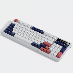 Teclado inalámbrico para juegos de 94 teclas personalizado para Windows y Mac PC Laptops Membrana con perilla de volumen y teclas multimedia - Product Image 3