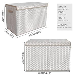 おもちゃ収納ボックス子供用蓋付き人気デザイン折りたたみ式特大収納ボックス - Product Image 2