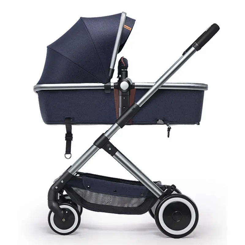 Purorigin China hot sale new design high land view portable and lightweight baby stroller 3 in 1 baby pram newborn baby carrier