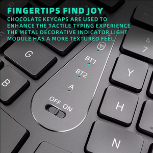New Ergonomic Compatible Office <strong>Keyboard</strong> with Padded Wrist and Palm Rest 2.4G BT3.0 BT5.0 Wireless Ergonomic <strong>Keyboard</strong> - Product Image 5