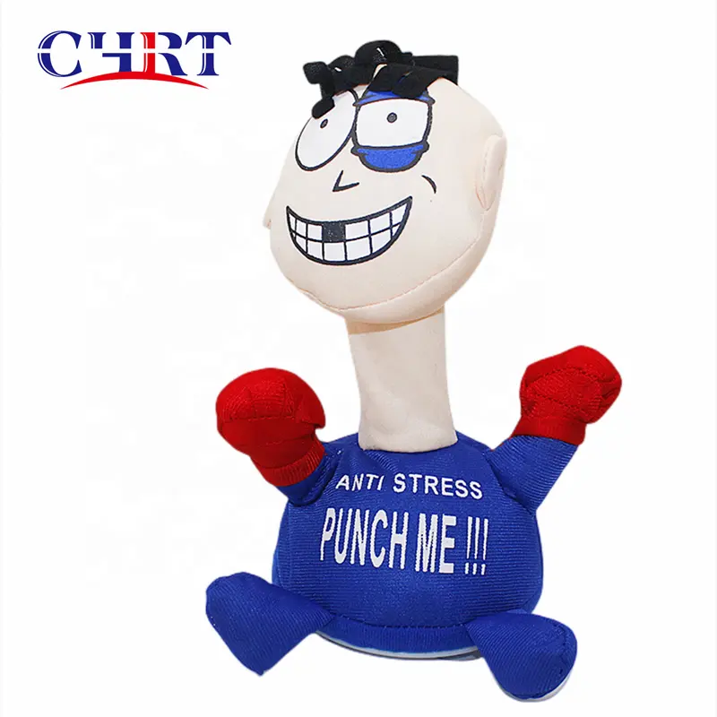 Chrt 2022 Anti Stress Punch Me Screaming Elektrische Pluche Speelgoed Nieuwigheid Anti-Stress Speelgoed Pluche Pop Anti-Stress Speelgoed