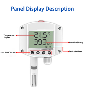 Sensor de temperatura y humedad con pantalla LCD industrial de alta precisión ZONEWU para entornos hostiles con monitoreo en tiempo real - Product Image 6