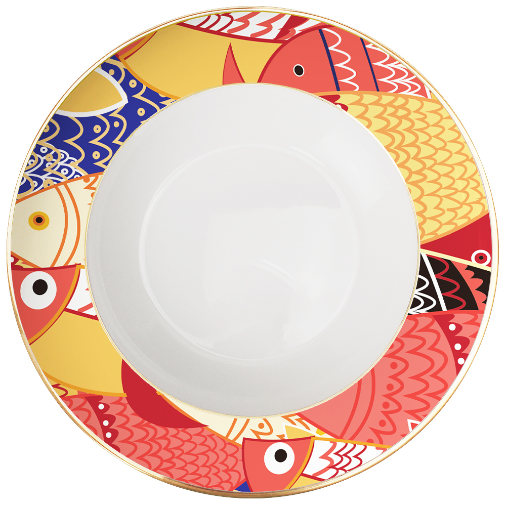 Assiette à soupe de 8 pouces