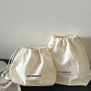 Cotton <strong>Drawstring</strong> <strong>Pouch</strong> Portable Small White Cloth <strong>Canvas</strong> <strong>Drawstring</strong> Bag More Size Linen <strong>Drawstring</strong> Bags - Product Image 1