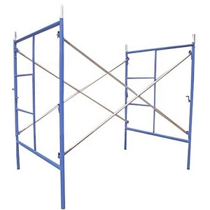 Riel protector de andamio pintado en azul encofrado de acero marco H 1,7x1219 piezas de repuesto de andamio - Product Image 1