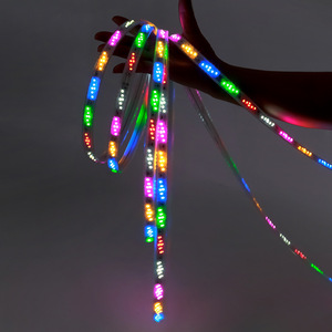 110v 220v smd2835 שבב ip67 rgb הוביל צבע חכם אור צבע חכם שינוי <span class=keywords><strong>6</strong></span> צבע 48led 144led חג המולד תאורה חיצונית