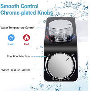 GALENPOO <strong>Bidet</strong> for Toilet Warm and Cold Water Non Electric Mechanical <strong>Bidet</strong> Toilet Seat Attachment with Pressure Controls - Product Image 2