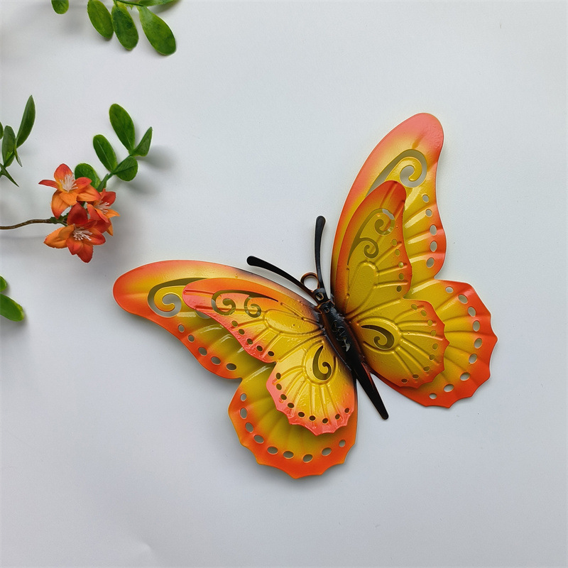 Papillon double jaune