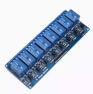 オプトカプラー絶縁を備えた8ウェイリレーモジュール5V12V24VはAVR/51/PICマイクロコントローラーをサポートします - Product Image 1