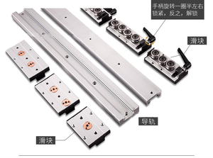 Adjustable Pressure Internal Dual-axis Zero Interval <strong>Linear</strong> <strong>Guide</strong> <strong>Rail</strong> SGR25 with 3 4 5 Wheels SGB25 <strong>Block</strong> - Product Image 3