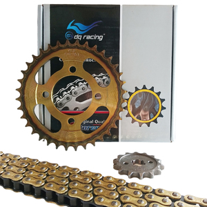 <strong>CD110</strong> Motorcycle Parts 1045 Steel GOLD Color 428-116L 36T 14T Motorcycle <strong>Chain</strong> and Sprocket Kits for <strong>CD110</strong> - Product Image 1