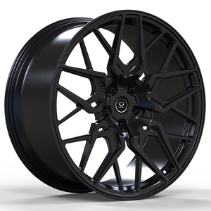 适合2010 VW T5 5x112光泽黑色1-PC锻造铝合金轮辋18 19 20 21和22英寸