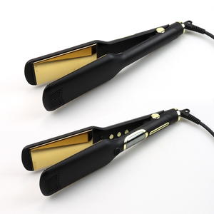 علامة تجارية خاصة تسخن بسرعة شاشة Lcd متعددة الوظائف استقامة شعر التيتانيوم الذهبي Mch 500F كيراتين عالمي - Product Image 5