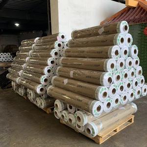高透明度透明聚氯乙烯卷膜柔软半透明，具有独特的3D压花图案高光泽 - Product Image 6