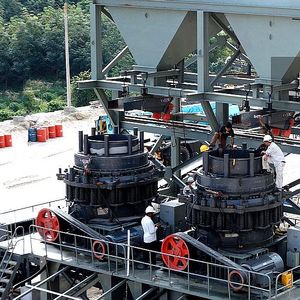 高效采石场卵石混凝土石灰石黄金碎石机采矿设备碎石机生产线