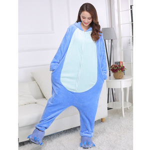 Sonbahar kış Onesie pijama sevimli yangın ejderha karikatür hayvan pazen toptan yetişkin çocuk için tek uyuyan yortusu dokuma