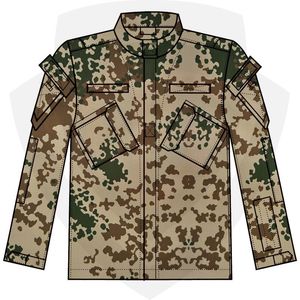 כפול בטוח flecktarn הסוואה גרמנית תלבושת אחידה בגדים טקטיים אחידה בגדים טקטיים