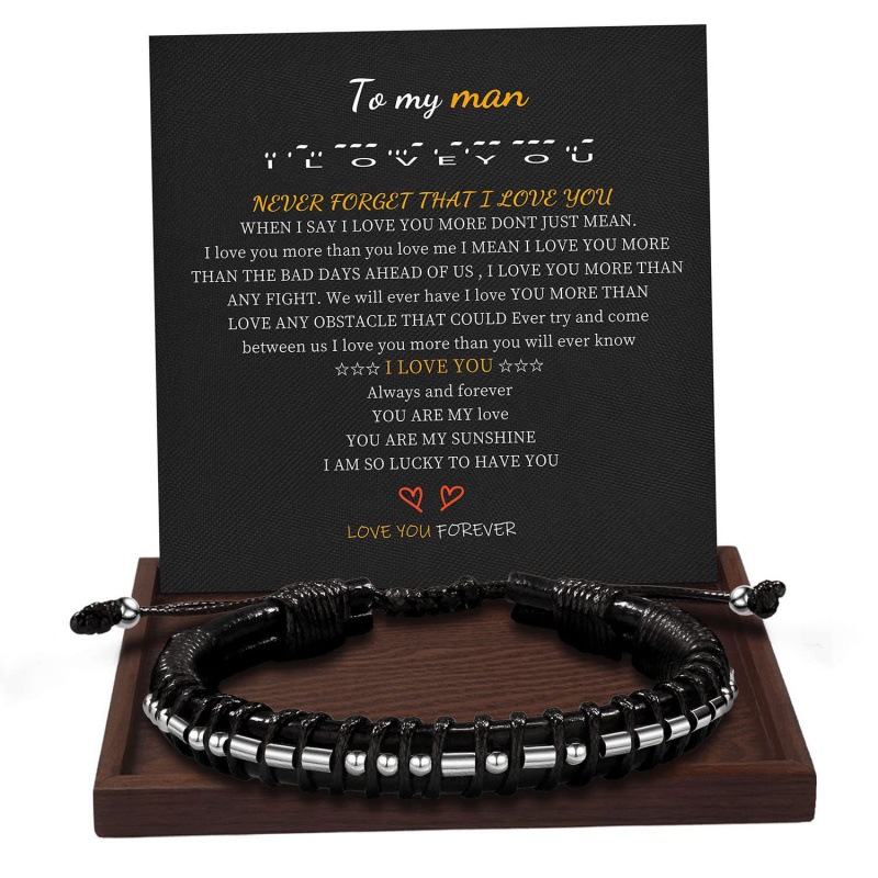 Bracelet + à ma carte homme