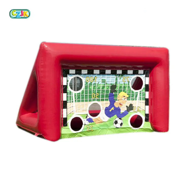 Jogo de gaiola inflável para futebol, chute pvc