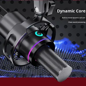 RGB Năng Động <span class=keywords><strong>C</strong></span>ó Dây <span class=keywords><strong>Microphone</strong></span> Cho Phát Trự<span class=keywords><strong>c</strong></span> Tiếp E-Thể Thao Ghi Âm 48V Xlr Cardioid <span class=keywords><strong>C</strong></span>ự<span class=keywords><strong>c</strong></span> Giảm Tiếng Ồn Kim Loại <span class=keywords><strong>C</strong></span>ó Dây <span class=keywords><strong>Microphone</strong></span> - Product Image 2