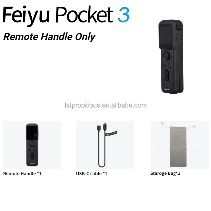 Negro - Solo el mango para Feiyu Pocket 3