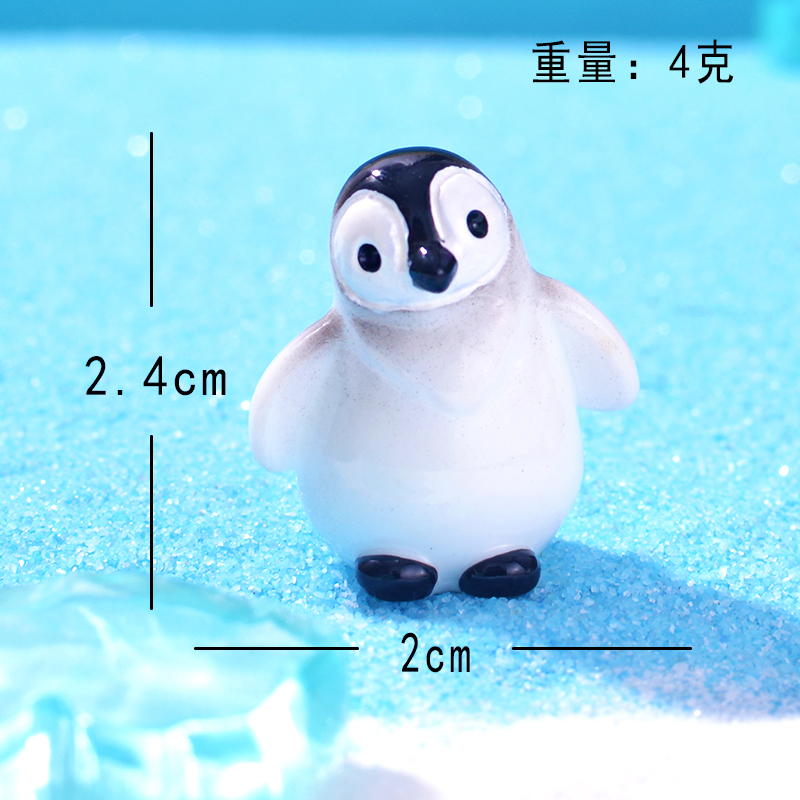 Gros pingouin avec tête inclinable