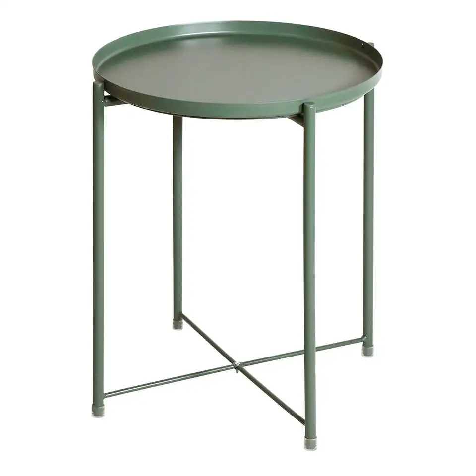 Fournisseur de petite table basse en métal Table d'extrémité de plateau rond de bricolage