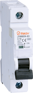 JVM65N-63 1Pミニチュアサーキットブレーカ6-10KA B/C/Dカーブコンパクト81x18mmホーム/商用照明用 - Product Image 2