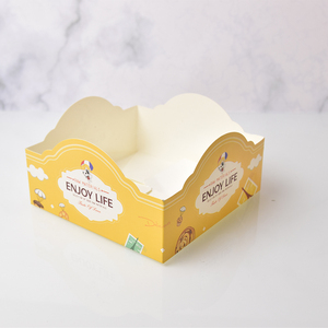 直销处理大托盘纸箱矩形牛皮纸烤盘面包p面包纸托盘 - Product Image 3