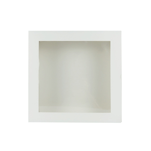 White Cardboard Treat <strong>Box</strong> Flat Packed Drawer <strong>Box</strong> <strong>Display</strong> <strong>Window</strong> <strong>Rectangle</strong> Gift <strong>Box</strong> with clear Lid - Product Image 5