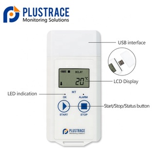 Medidor PLUSTRACE MT temperatura reutilizável, Medicina <span class=keywords><strong>Digital</strong></span> Data logger produto.