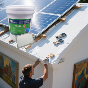 แปรงเคลือบหลังคาซิลิโคนยางเหลวกันซึมและสเปรย์เคลือบหลังคากันน้ำ - Product Image 2